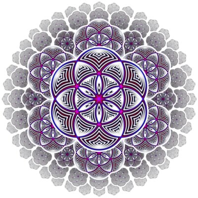 Seed of life flower
